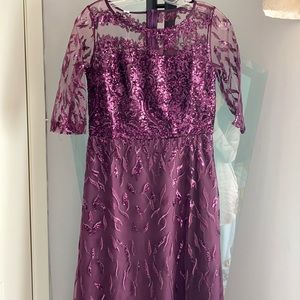 Purple Sequin Dress